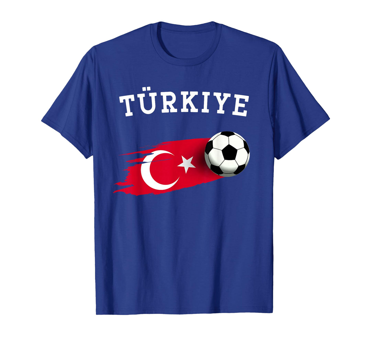 Turkish Flag Turkey Flag Turkish Soccer Turkish Football T-Shirt