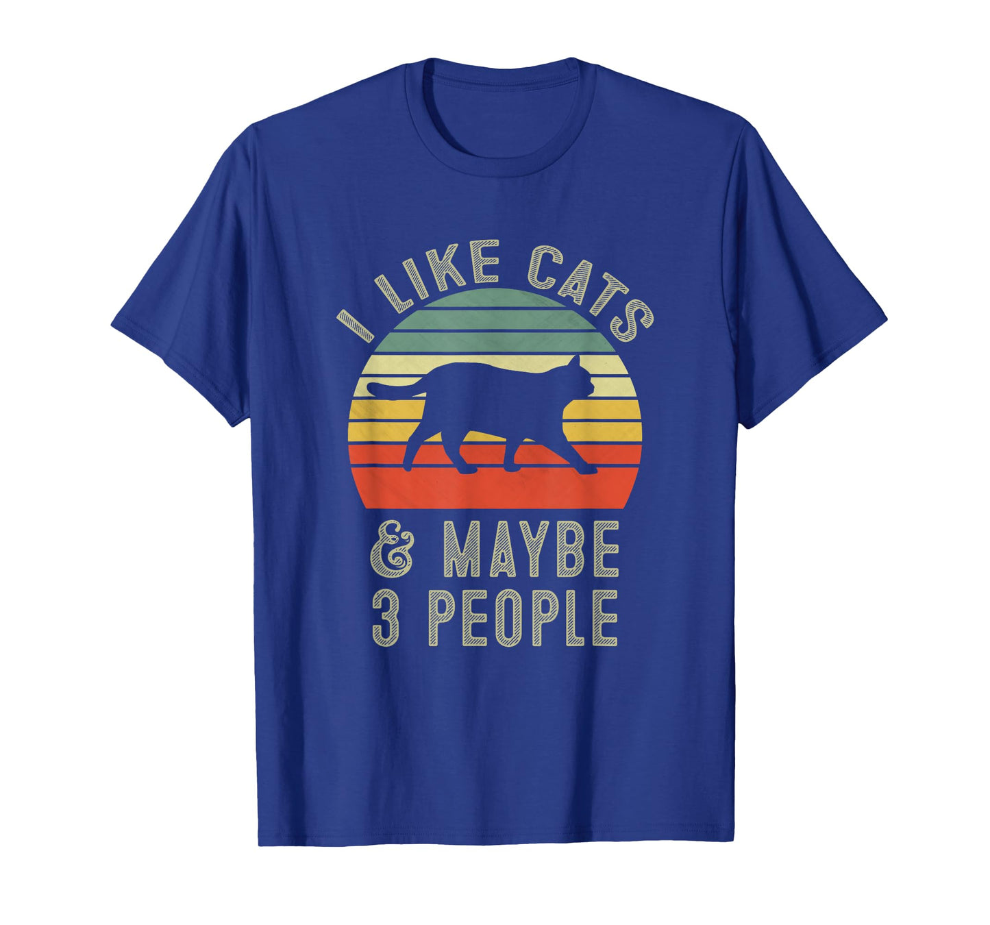 I Like Cats And Maybe 3 People Cat Lover Gifts T-Shirt