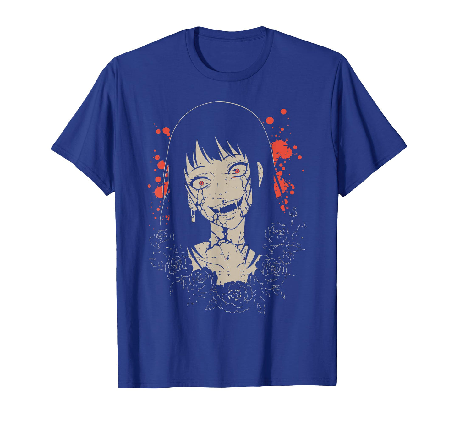 Zombie Anime Girl Japanese Manga Art Goth Women Men Kids T-Shirt