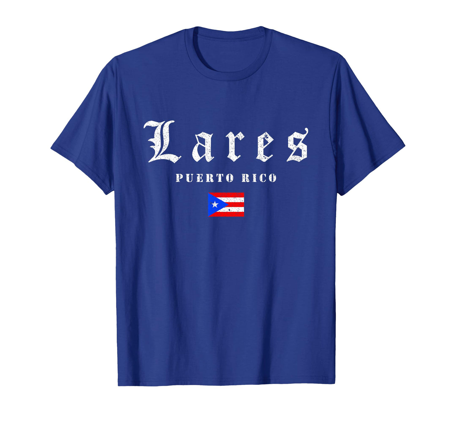 Vintage Lares Puerto Rico Flag Pride Home Root Travel T-Shirt