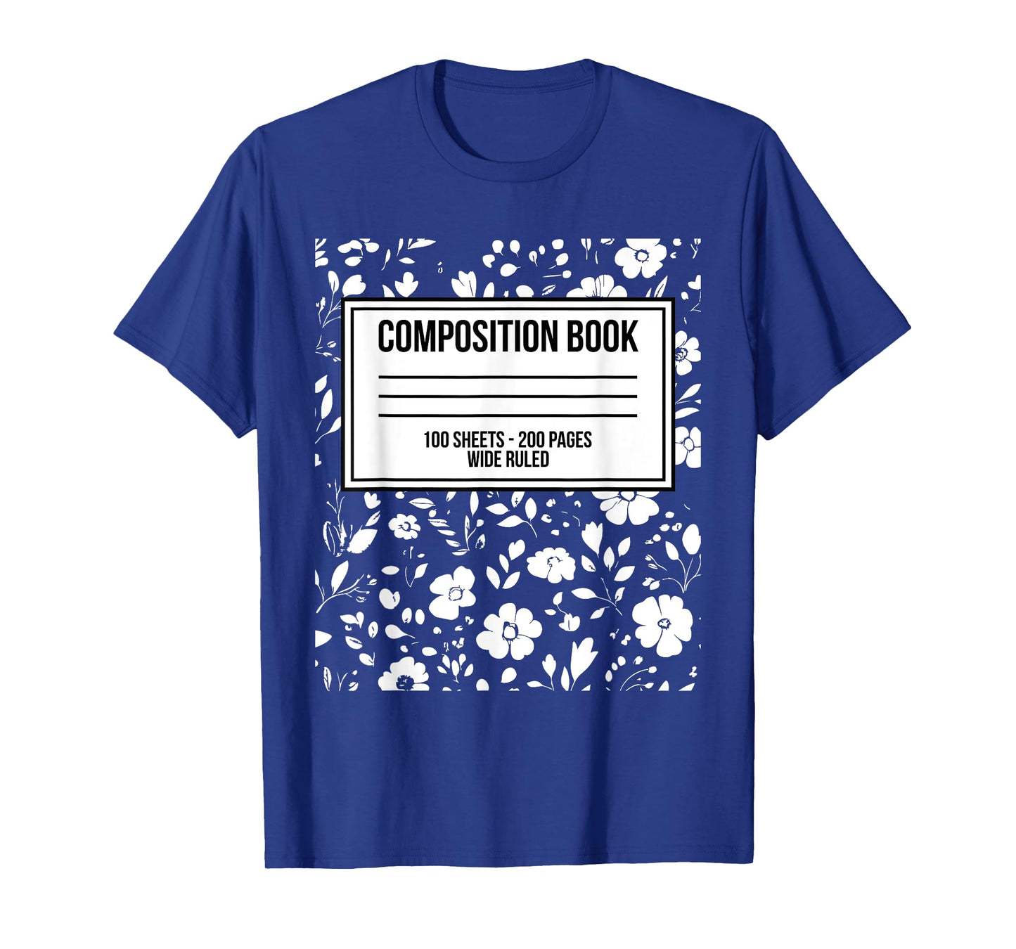 Funny Halloween Costume Journal Composition Notebook Teacher T-Shirt