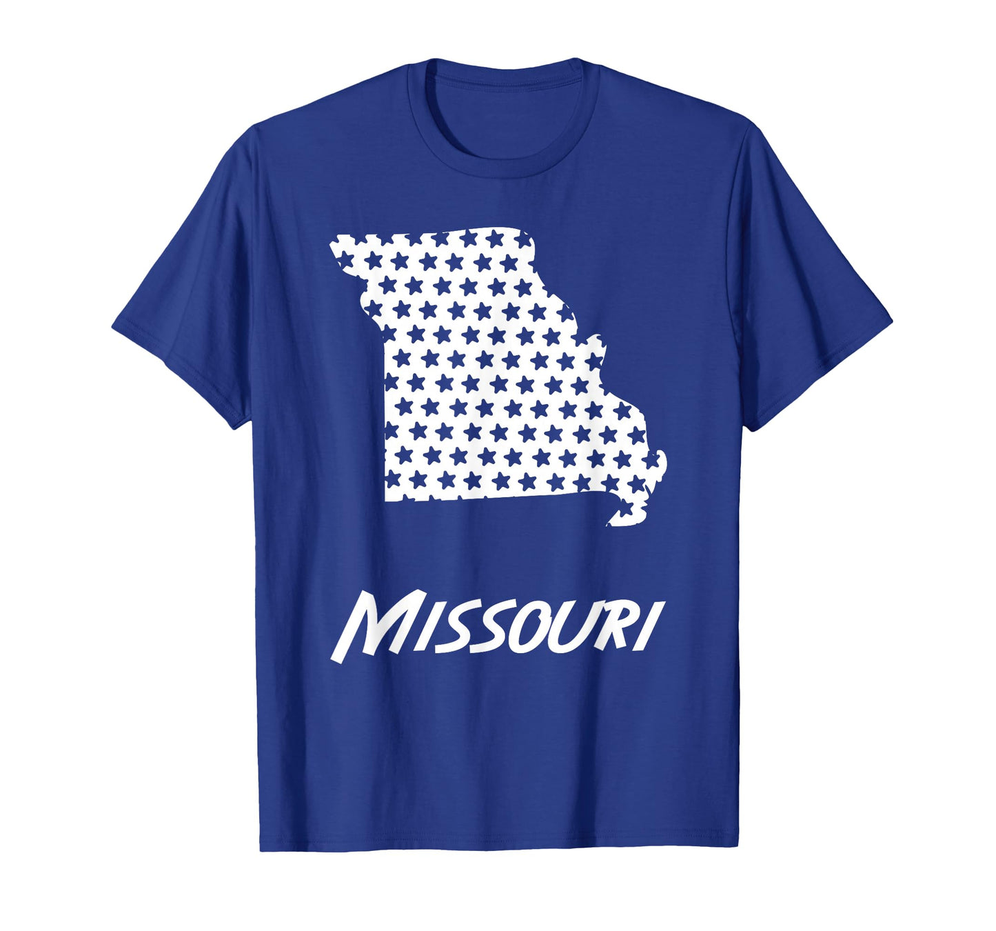 Missouri USA State Outline Stars Vintage Retro Design T-Shirt
