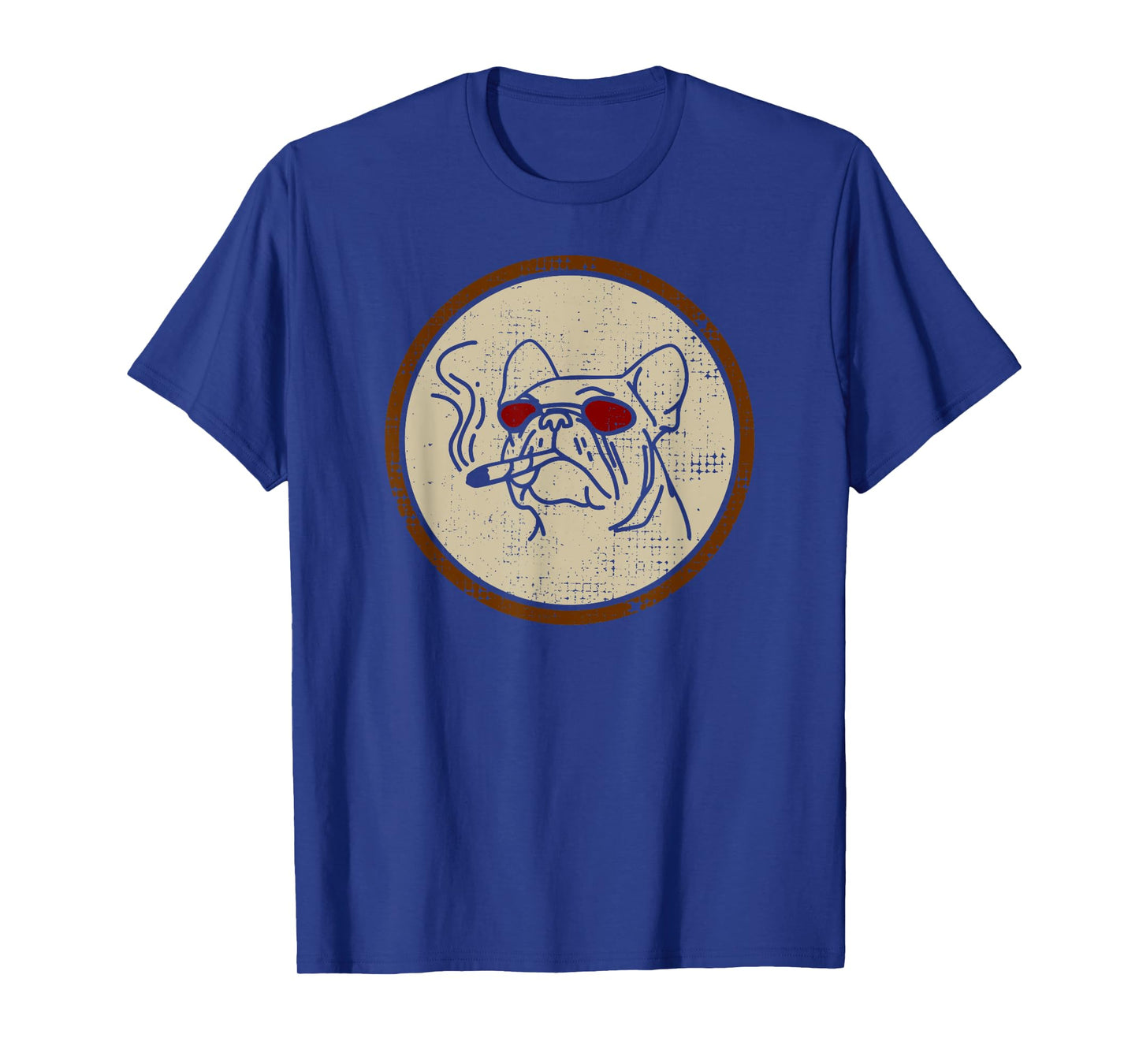 Dog Smoking Weed Retro Cool Funny Men Women T-Shirt