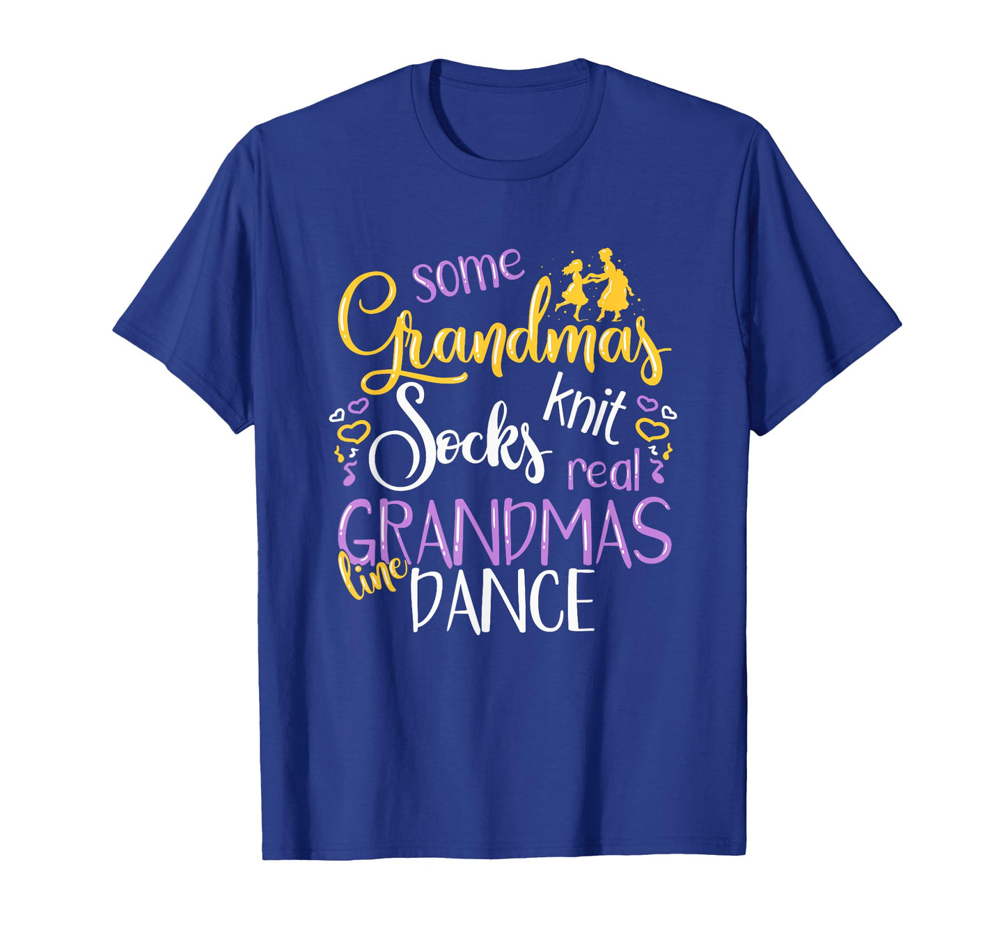 Real Grandmas Line Dance Gift Funny Grandma Line Dancing T-Shirt