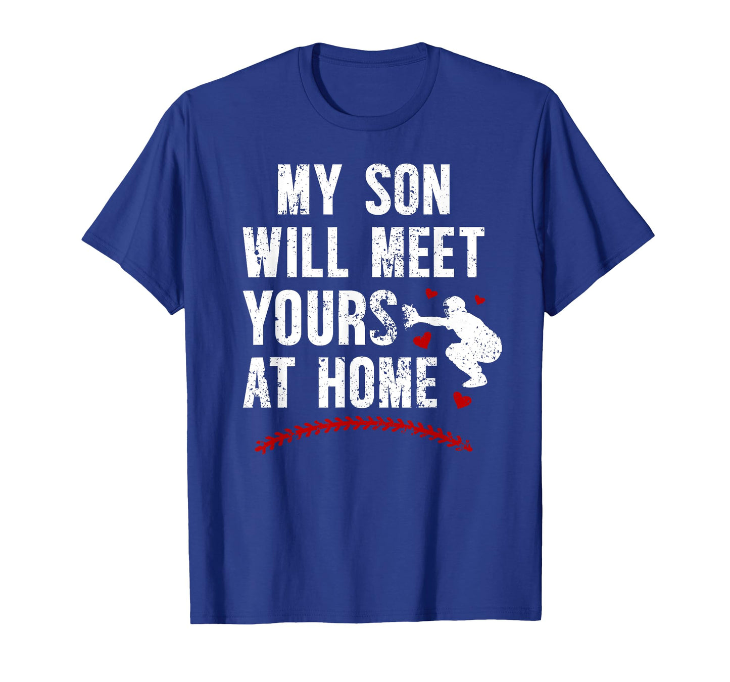 at Home Baseball Catcher Mom of A Baseball Catcher Mother T-Shirt
