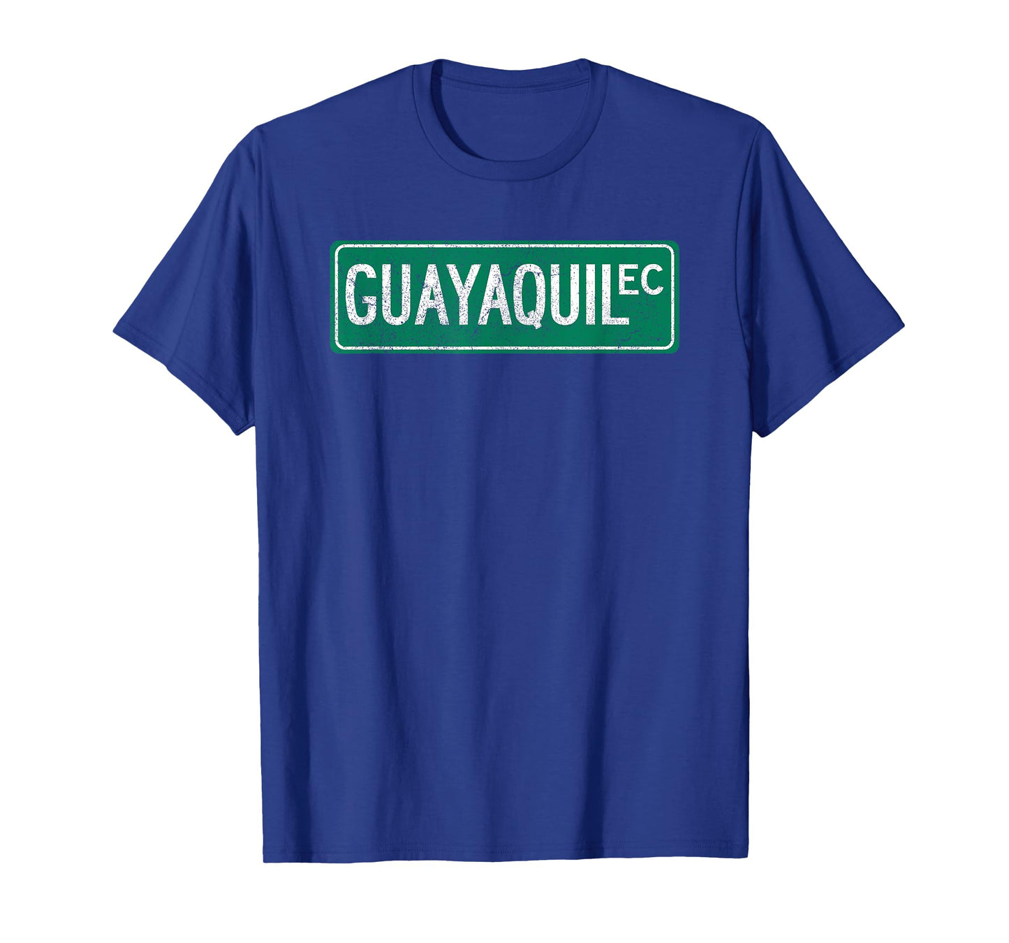Retro Guayaquil, Ecuador Street Sign T-Shirt