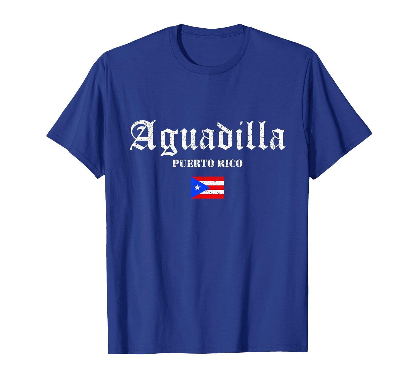 Vintage Aguadilla Puerto Rico Flag Pride Home Root Travel T-Shirt