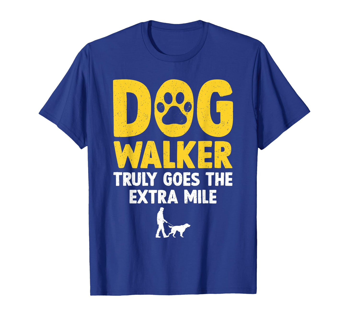 Cool Dog Walker Design For Men Women Pet Walker Dog Walking T-Shirt