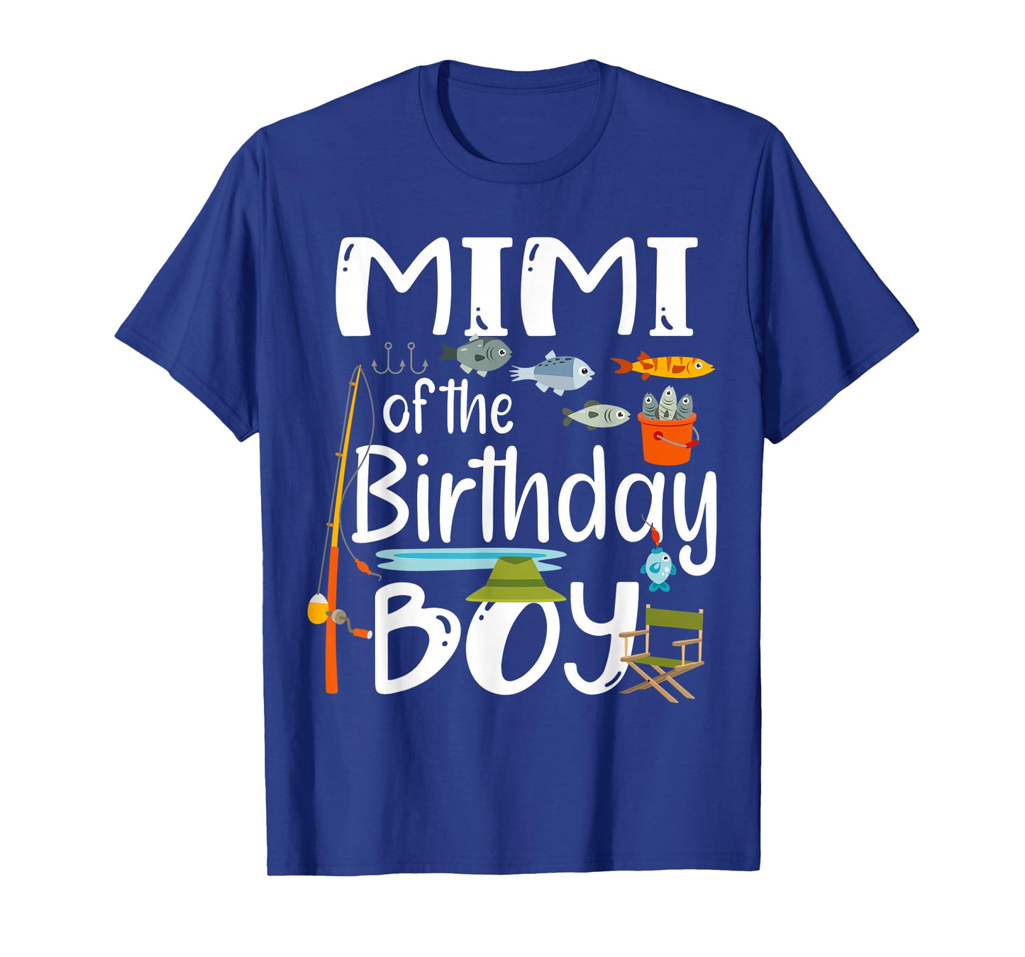 Fishing Birthday Boy Party Look with Rod Fish Hooks for Mimi T-Shirt