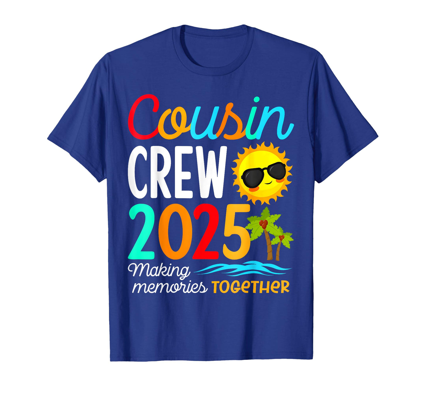 Cousin crew 2025 Summer Vacation Beach Family Trips Matching T-Shirt