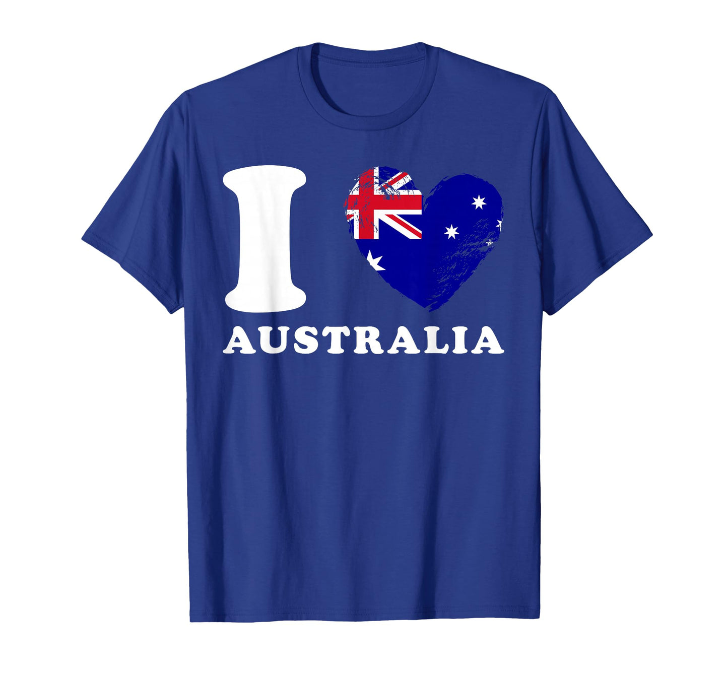 I Love Australia - Heart Flag Australia T-Shirt