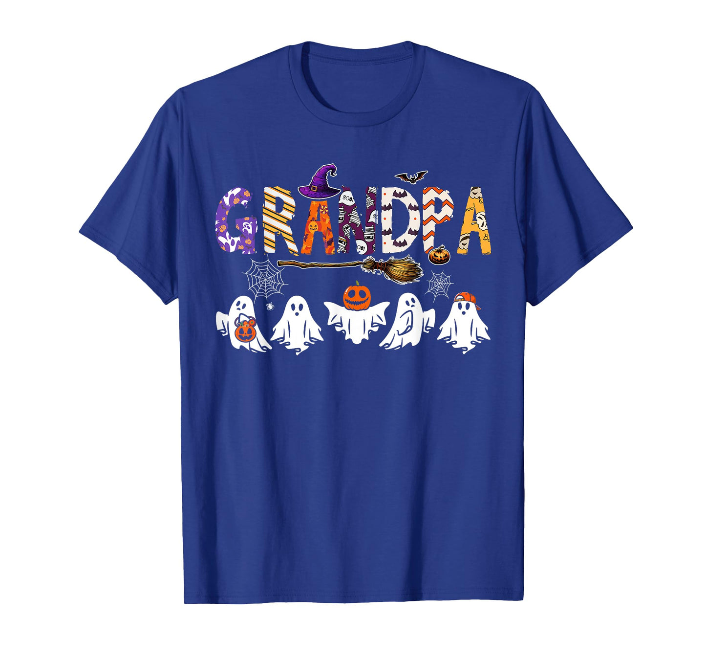 Grandpa Halloween Boo Ghost Horror Costume Funny Party T-Shirt