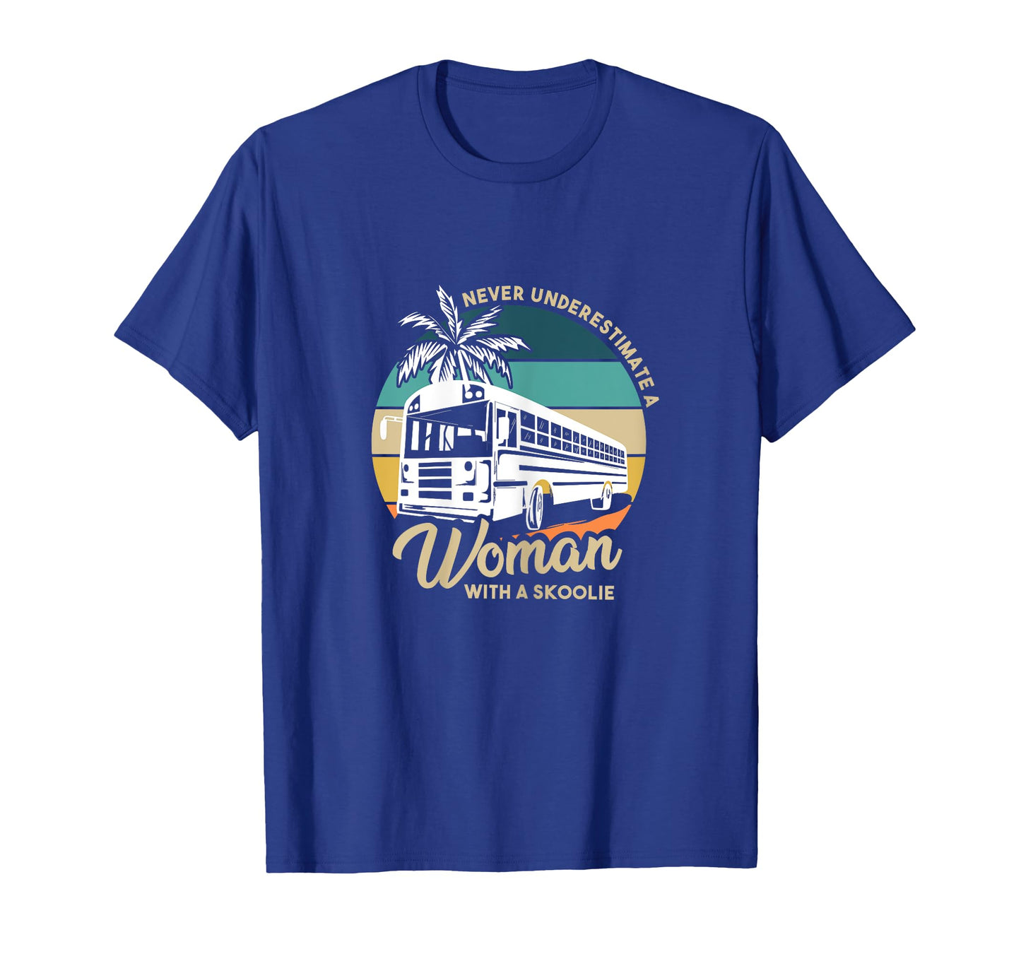 Vintage Camping Bus Design for a Skoolie Owner T-Shirt