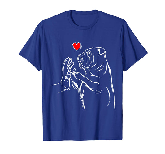English Bulldog Love Bully Female Gift Idea T-Shirt