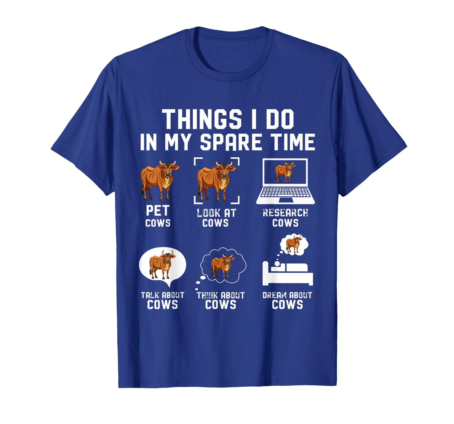 Things I Do In My Spare Time Funny Farmer Humor T-Shirt