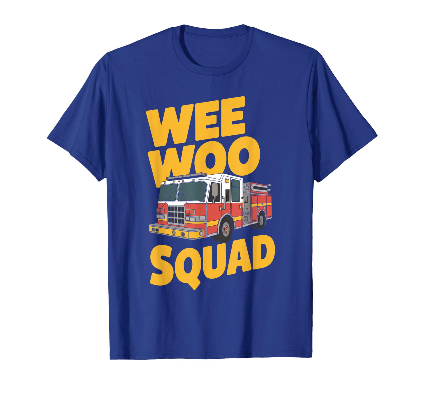 Wee Woo Squad Firefighter Graphic Tee for Kids T-Shirt