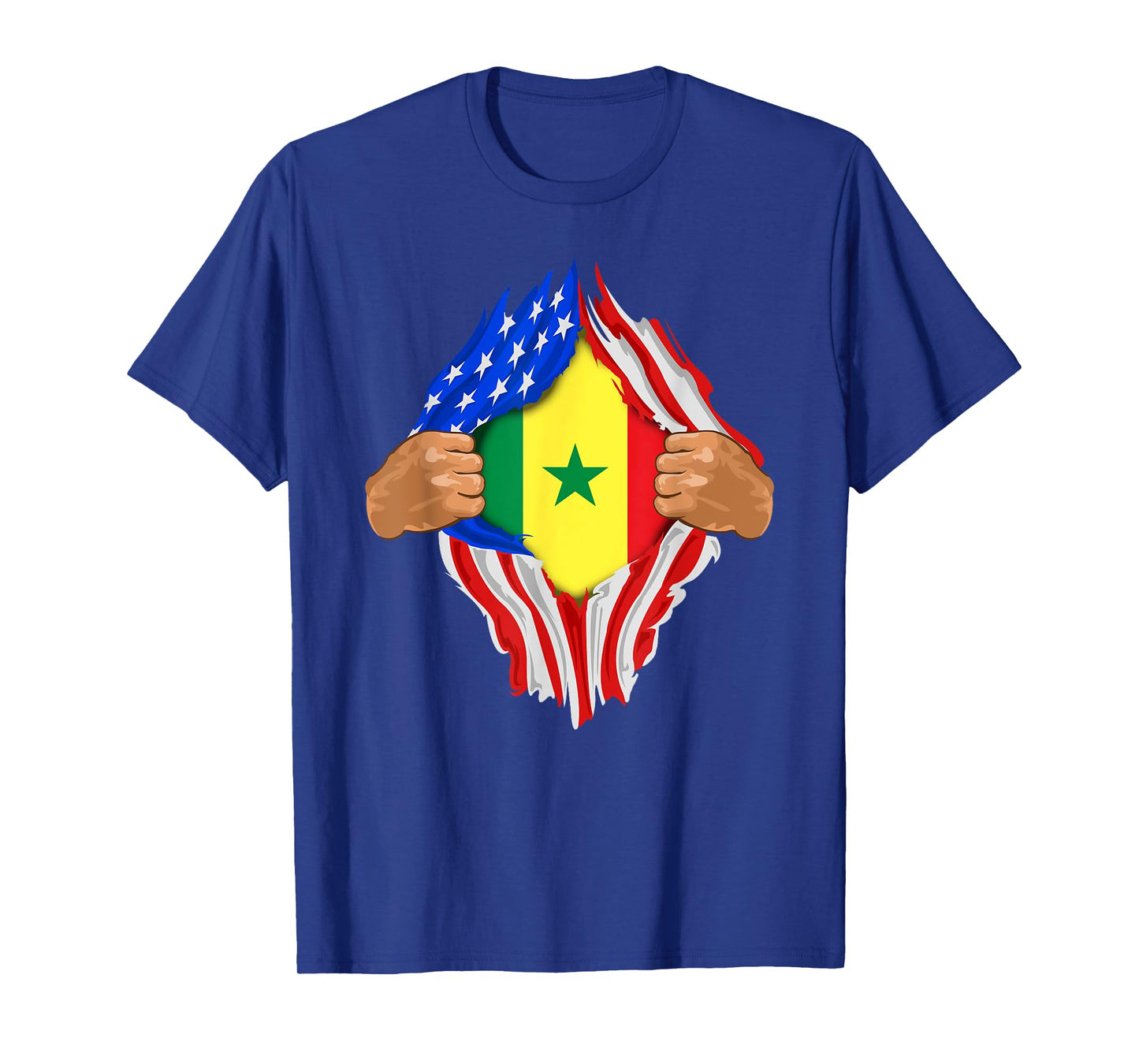 Senegalese Blood Inside Me | Senegal Flag Gift T-Shirt