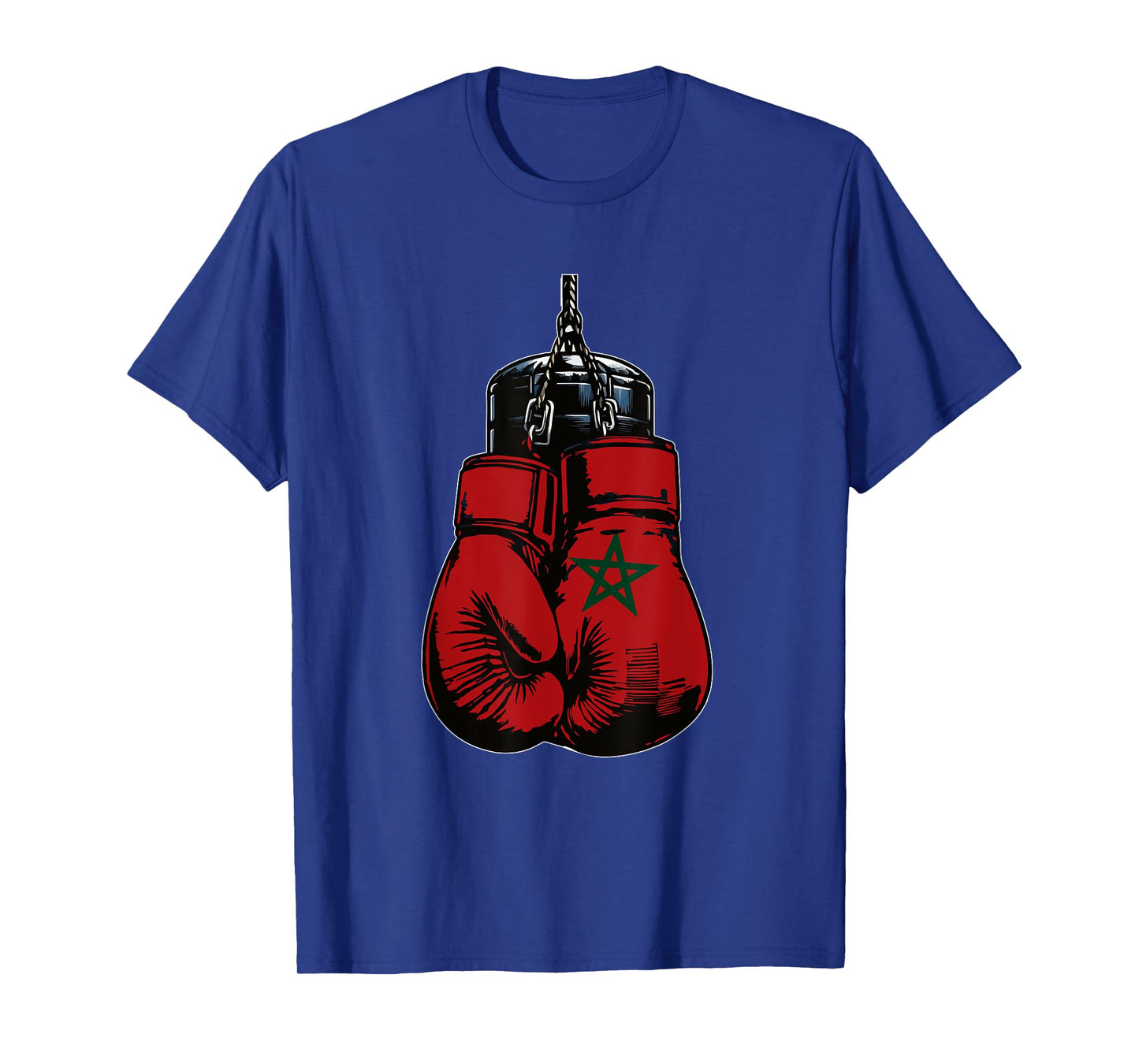 Proud Heritage Morocco Flag Boxing Gloves T-Shirt