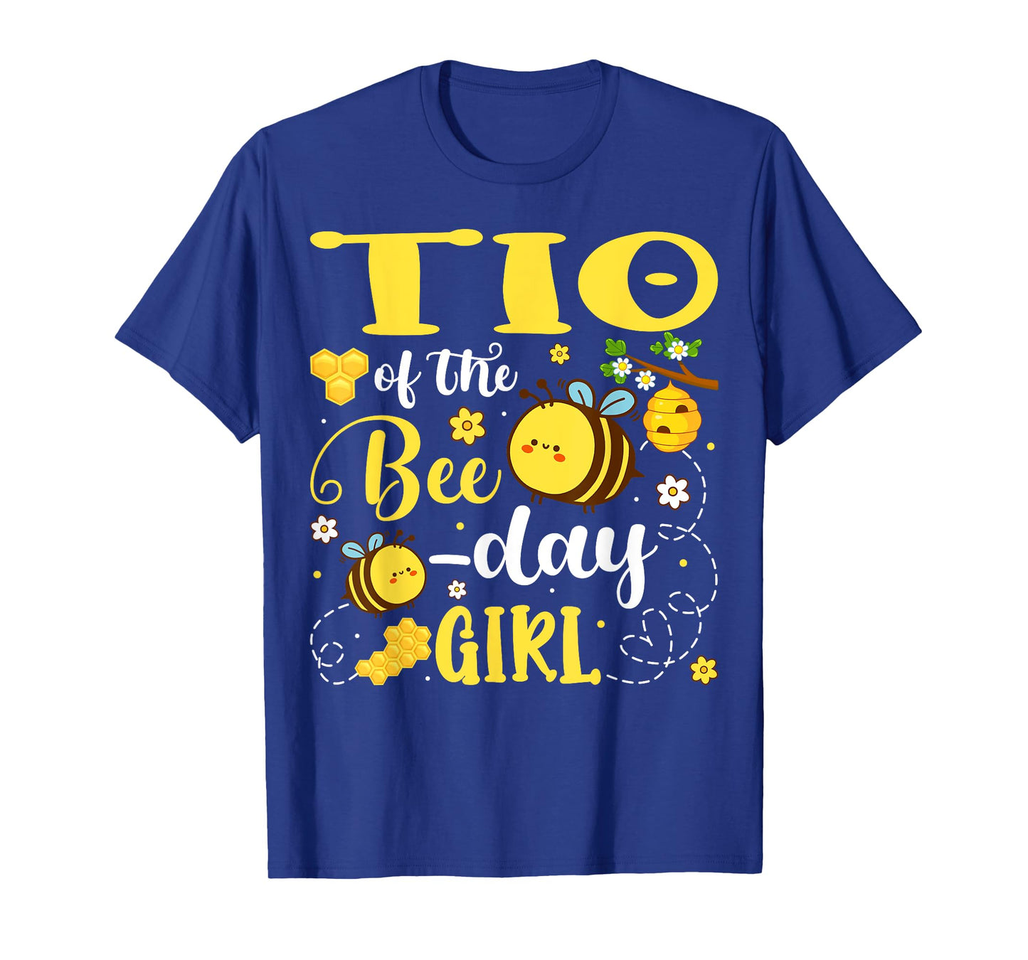 Tio of The Bee-Day Girl Birthday Party Matching Family T-Shirt