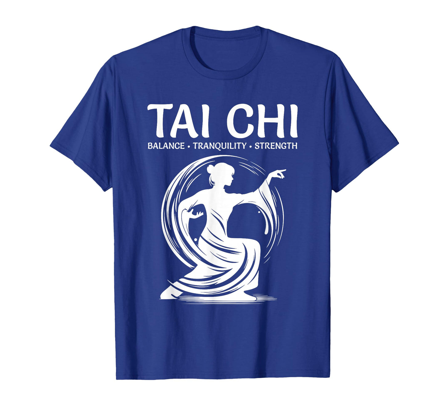 Tai Chi Qigong Crane Martial Arts Yoga Meditation Chinese T-Shirt