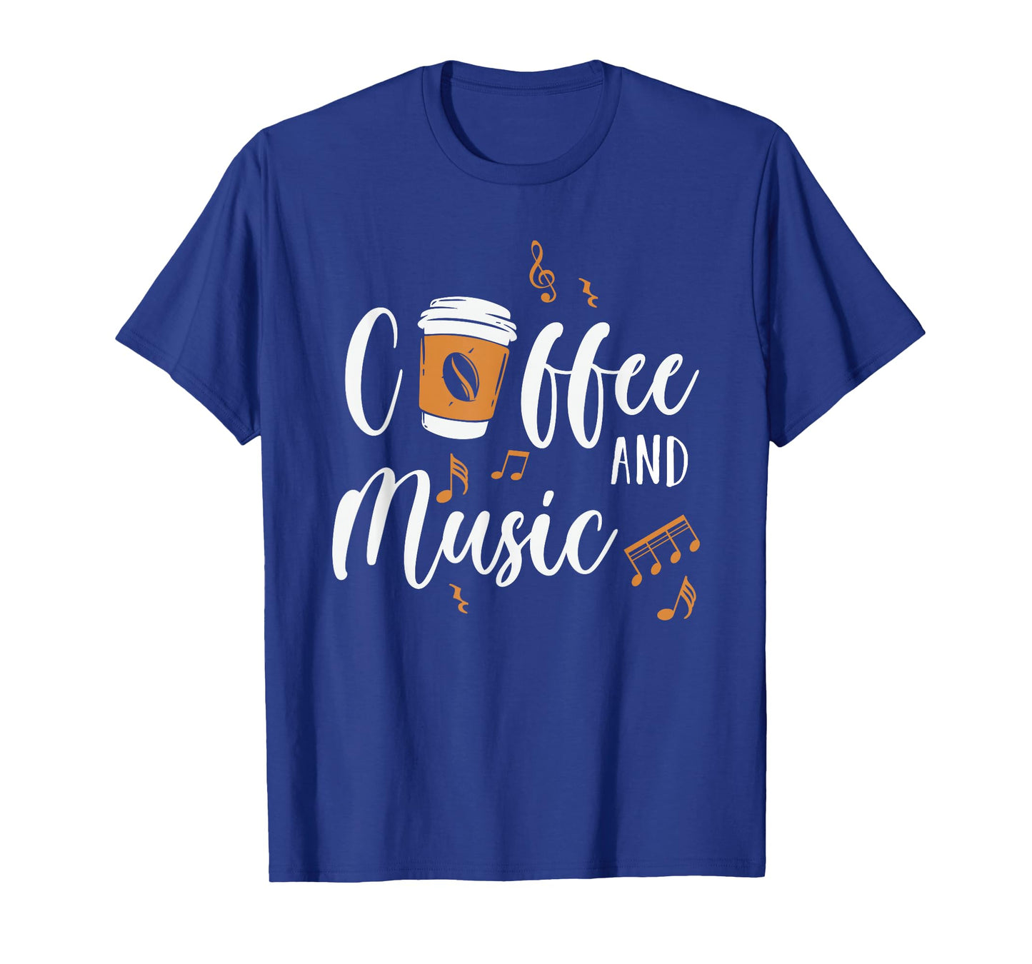 Caffeine Lover Music Makes Happy Coffee And Music T-Shirt