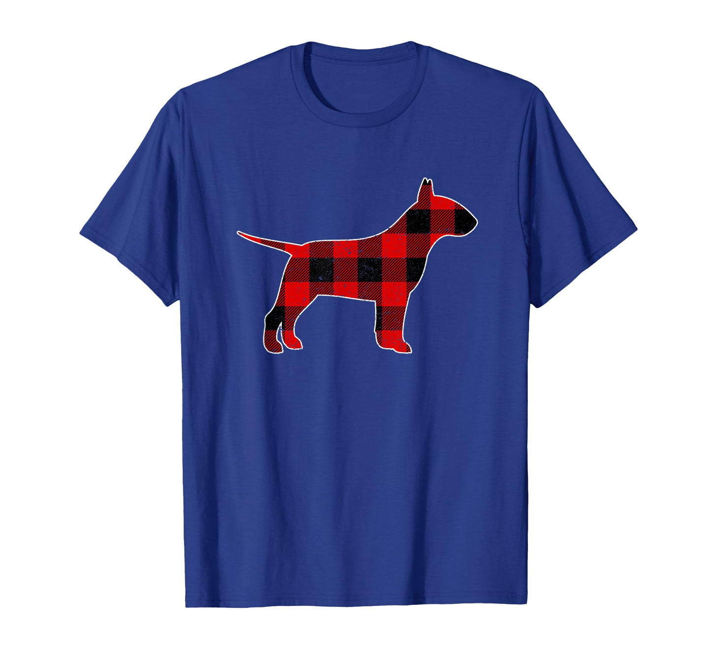 Christmas Plaid Bull Terrier Shirt, Christmas Dog Pajama T-Shirt