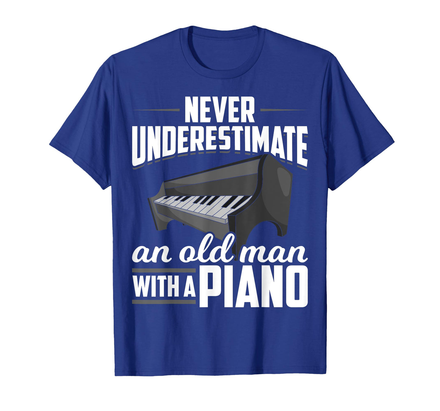 Retired Pianist Music Piano Keyboard Retirement Men Piano T-Shirt