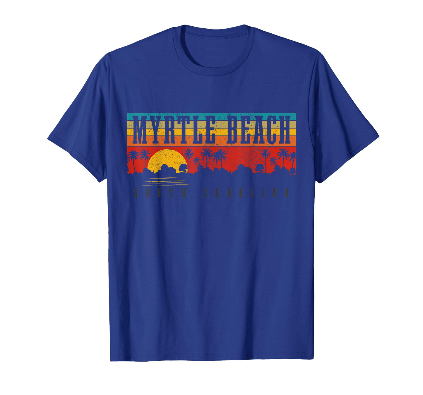 Myrtle Beach South Carolina Vintage Retro Surfing T-Shirt