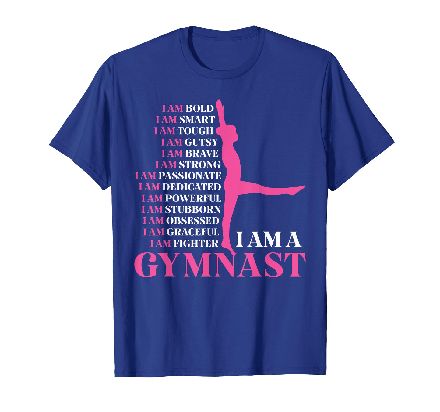 I Am A Gymnast Gymnastics Girls Boys Women Men Retro Sports T-Shirt