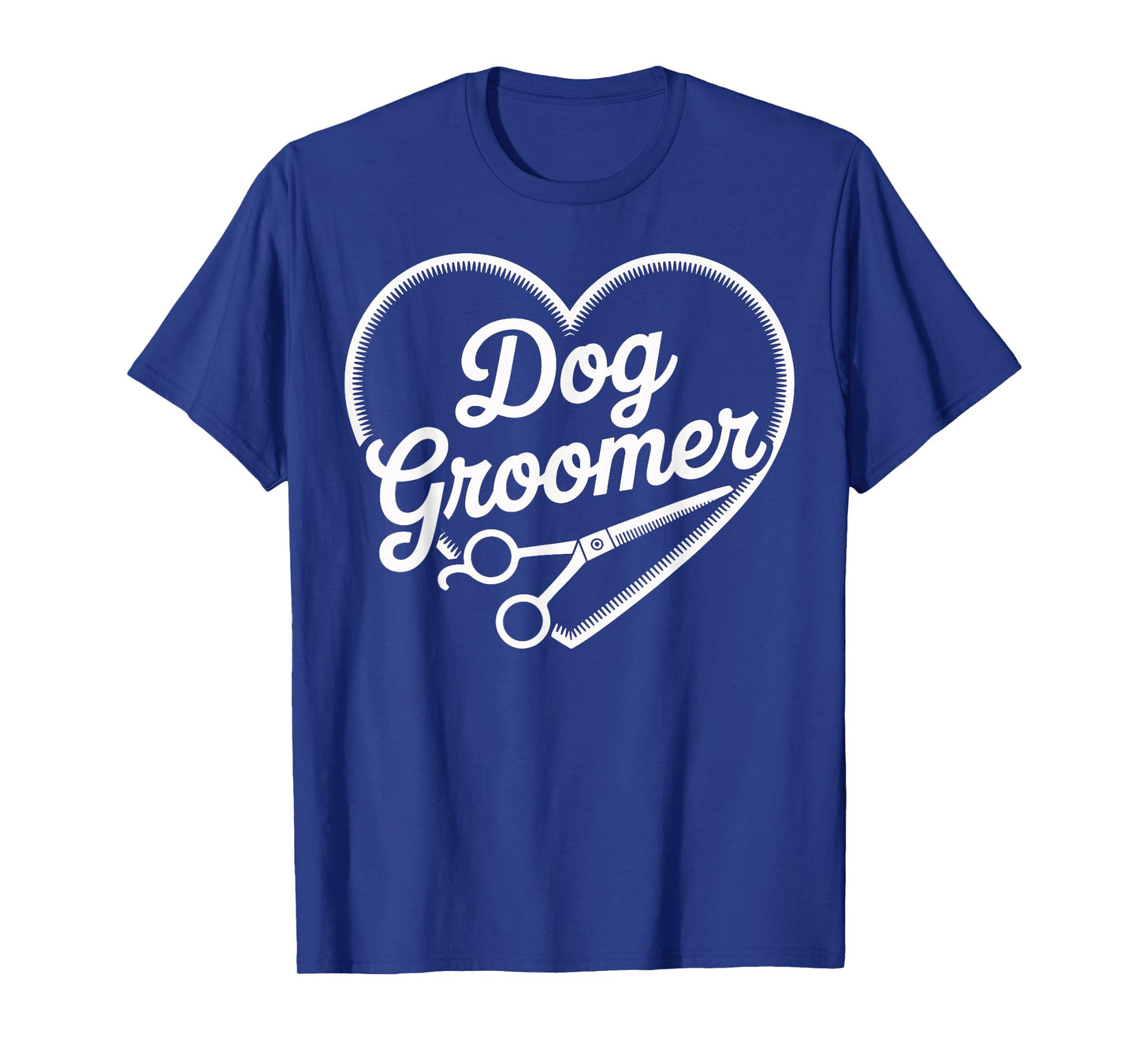Dog Groomer Heart Pet Grooming T-Shirt