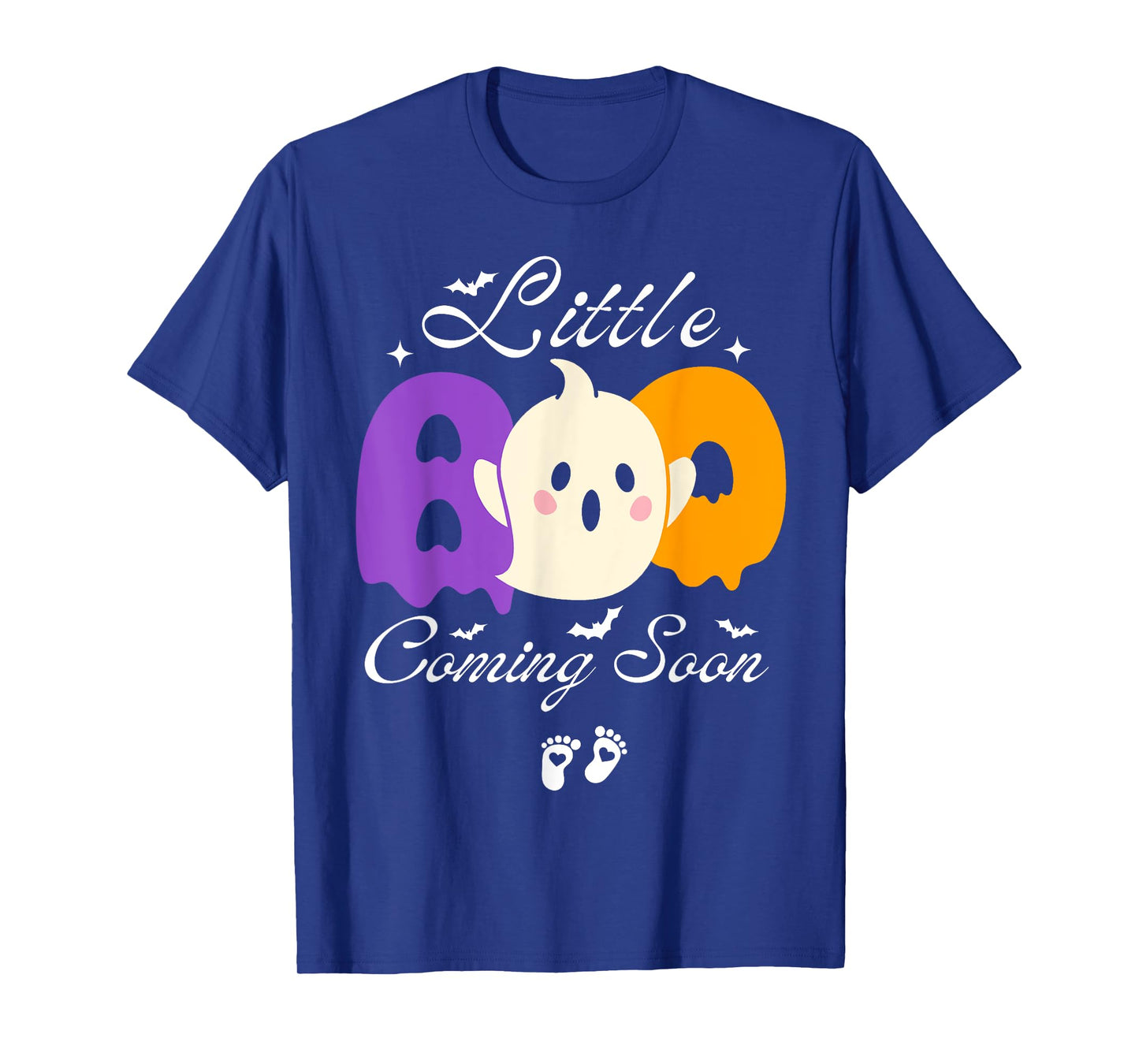 Little Boo Coming Soon-Funny Halloween Pregnant Announcement T-Shirt