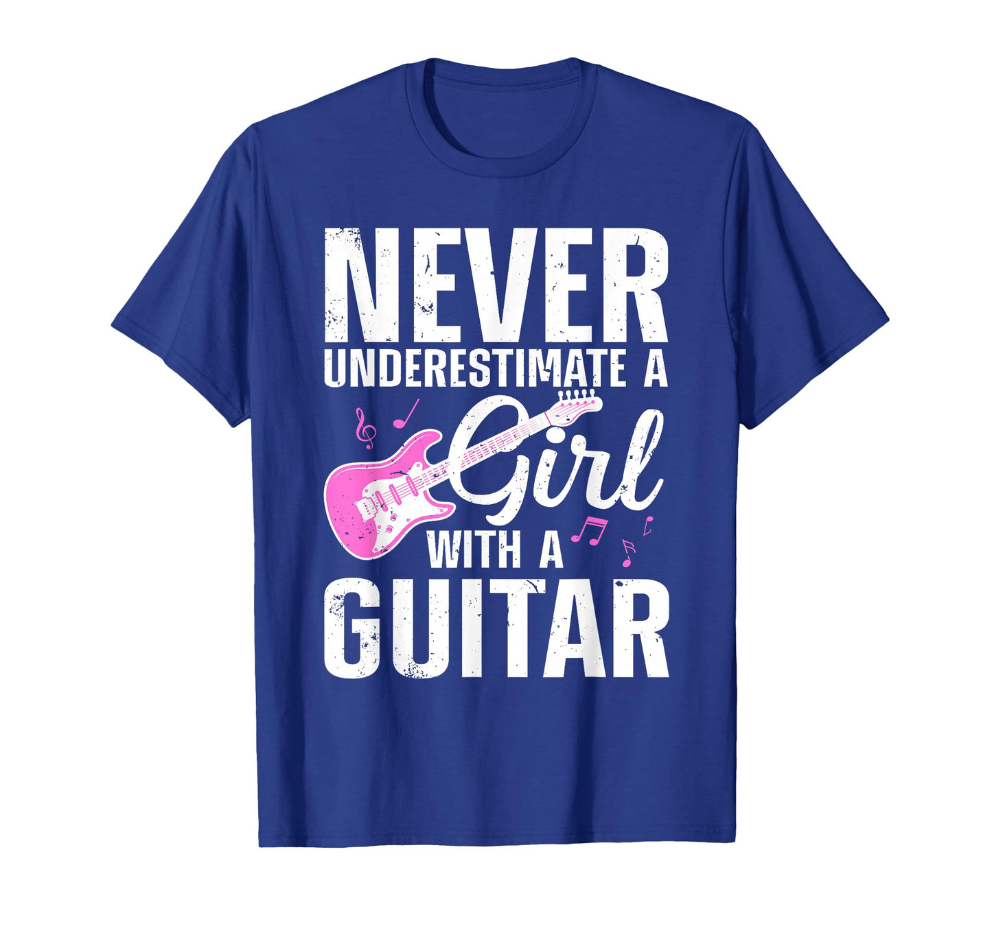 Cool Guitar for Women Girls Guitarist Acoustic Guitar Lovers T-Shirt Small