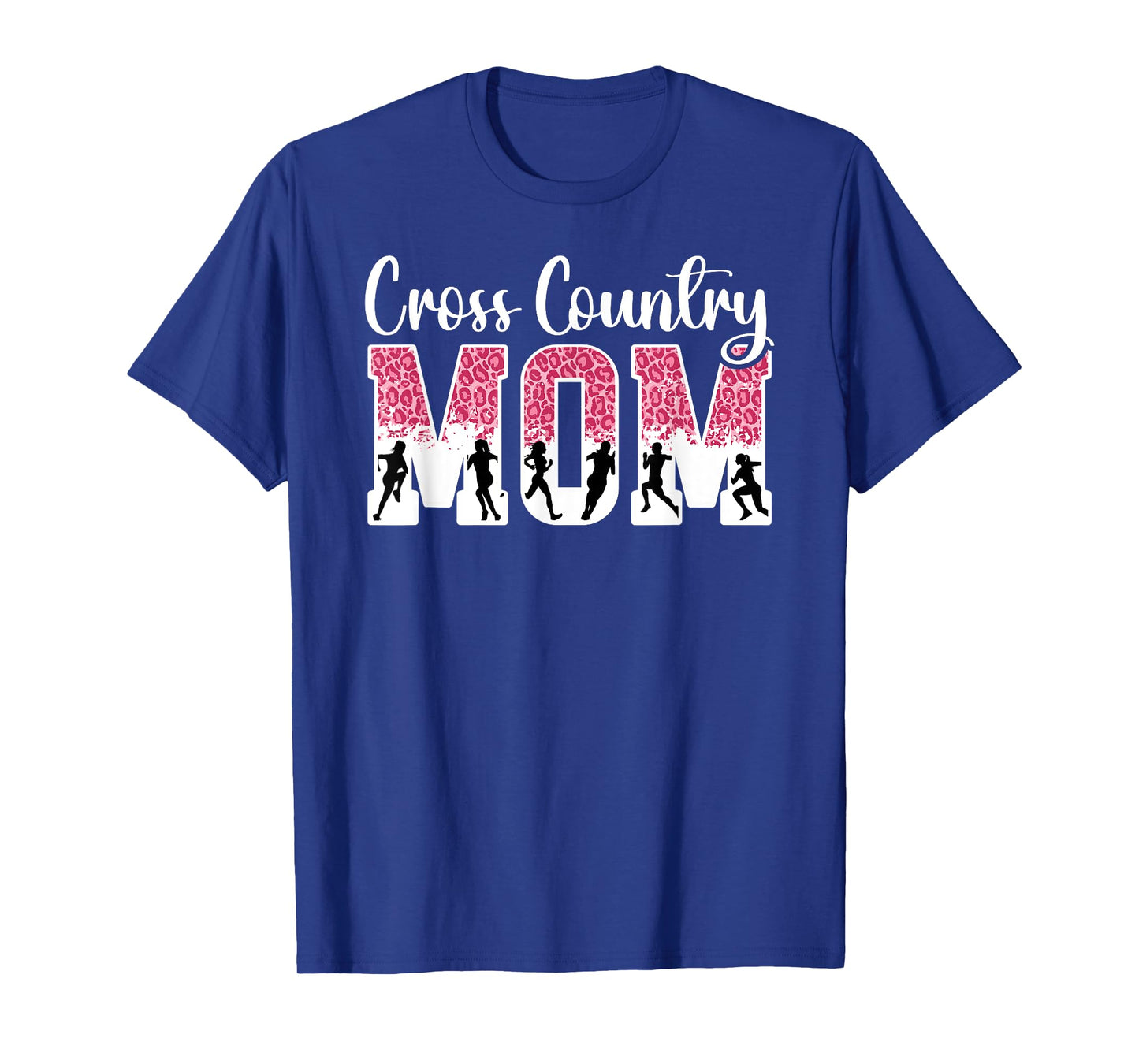 Cross Country Mom Of A Cross Country Runner Mother Leopard T-Shirt