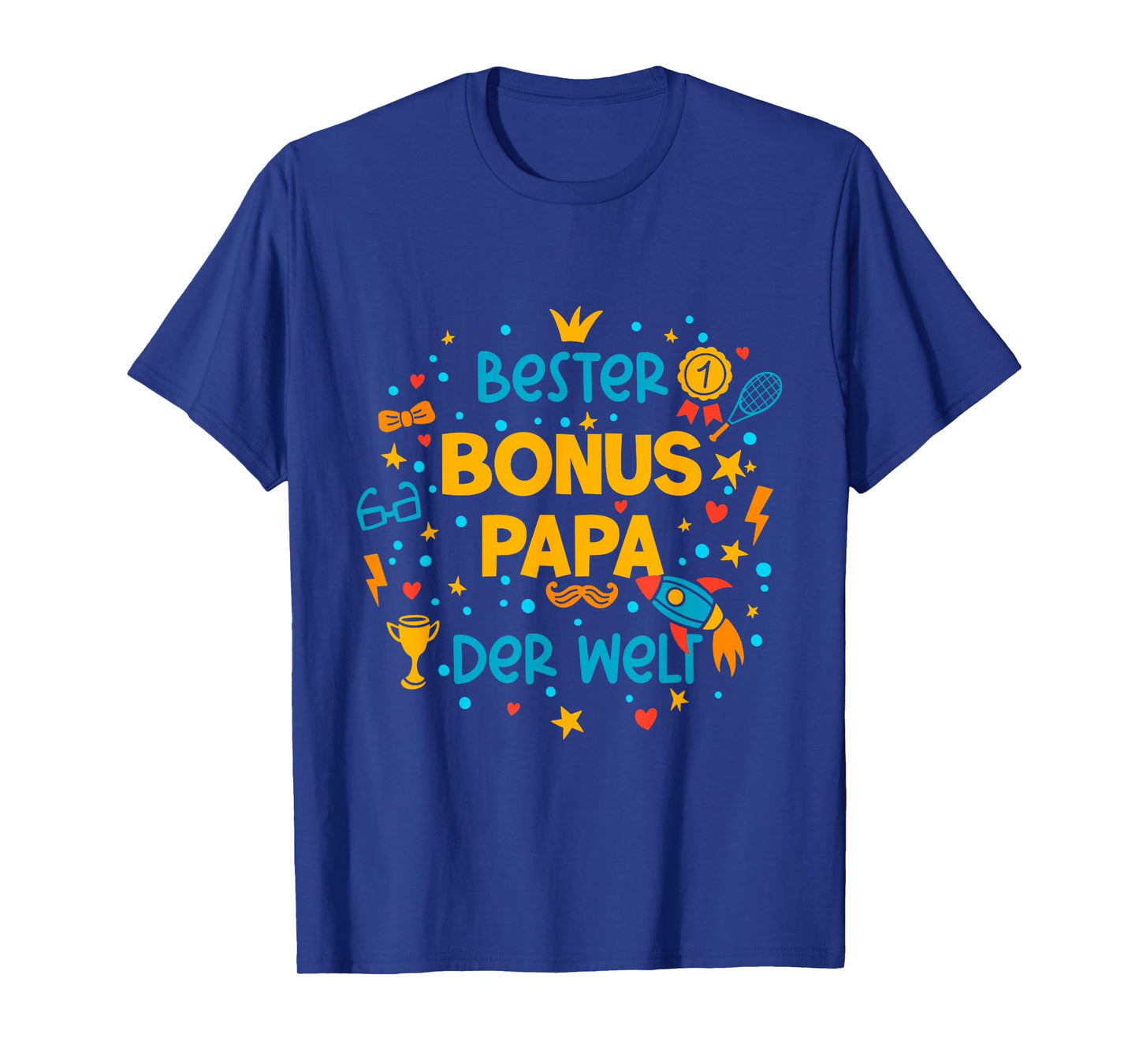 Bonus Dad Worlds Best Father Fun Celebration Design T-Shirt