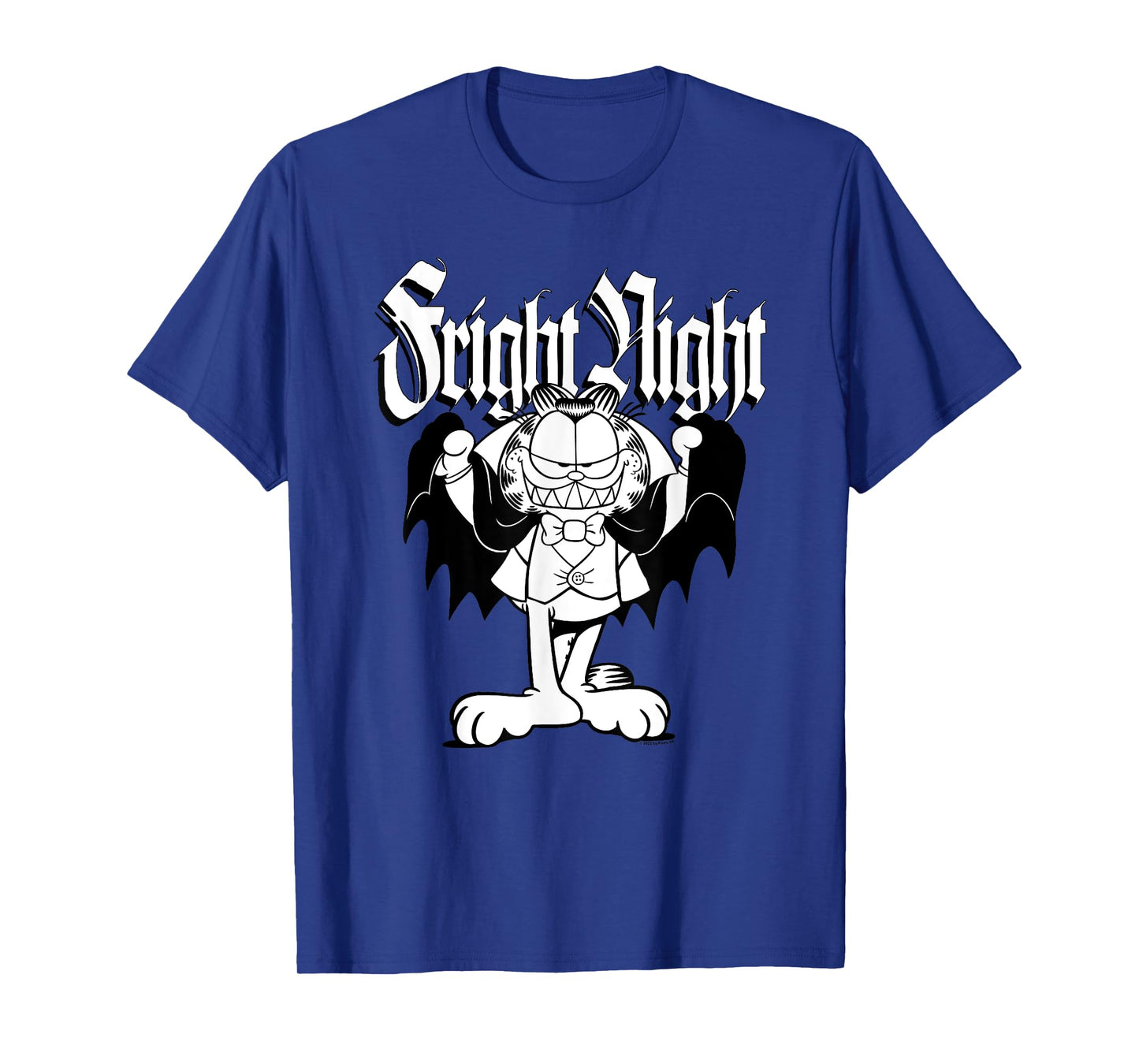 Garfield Halloween Fright Night Retro Vampire Garfield T-Shirt