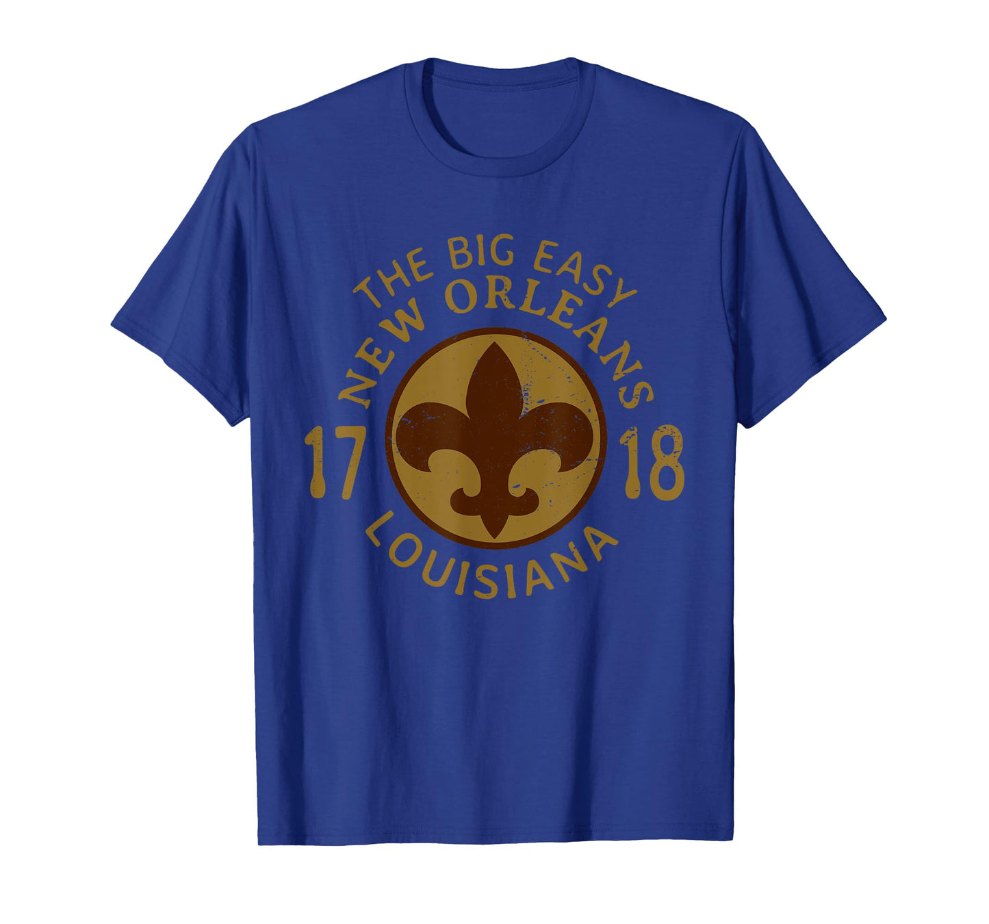 New Orleans Louisiana The Big Easy Fleur De Lis Souvenir T-Shirt