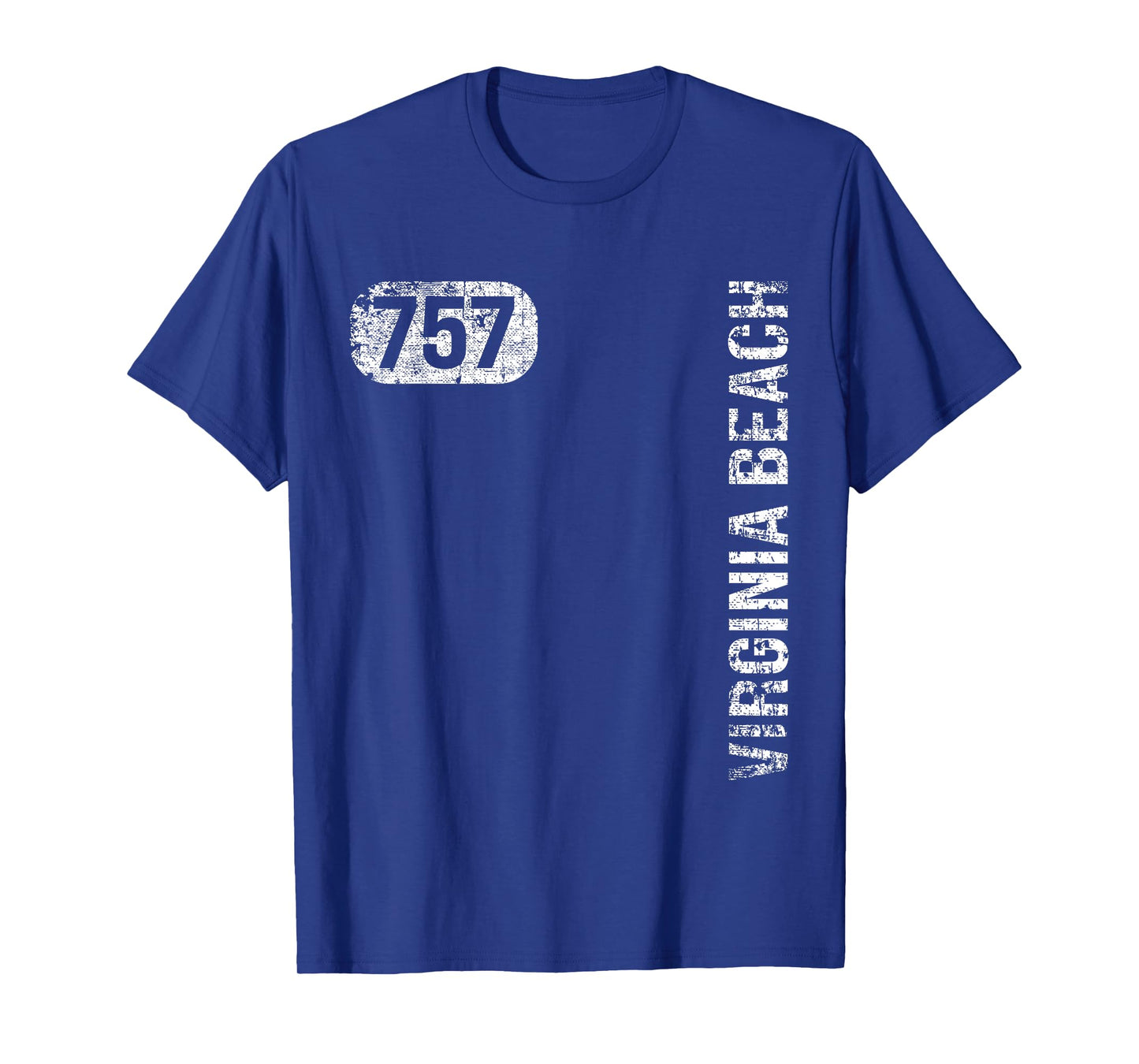 Virginia Beach Virginia 757 Area Code Vintage Retro T-Shirt
