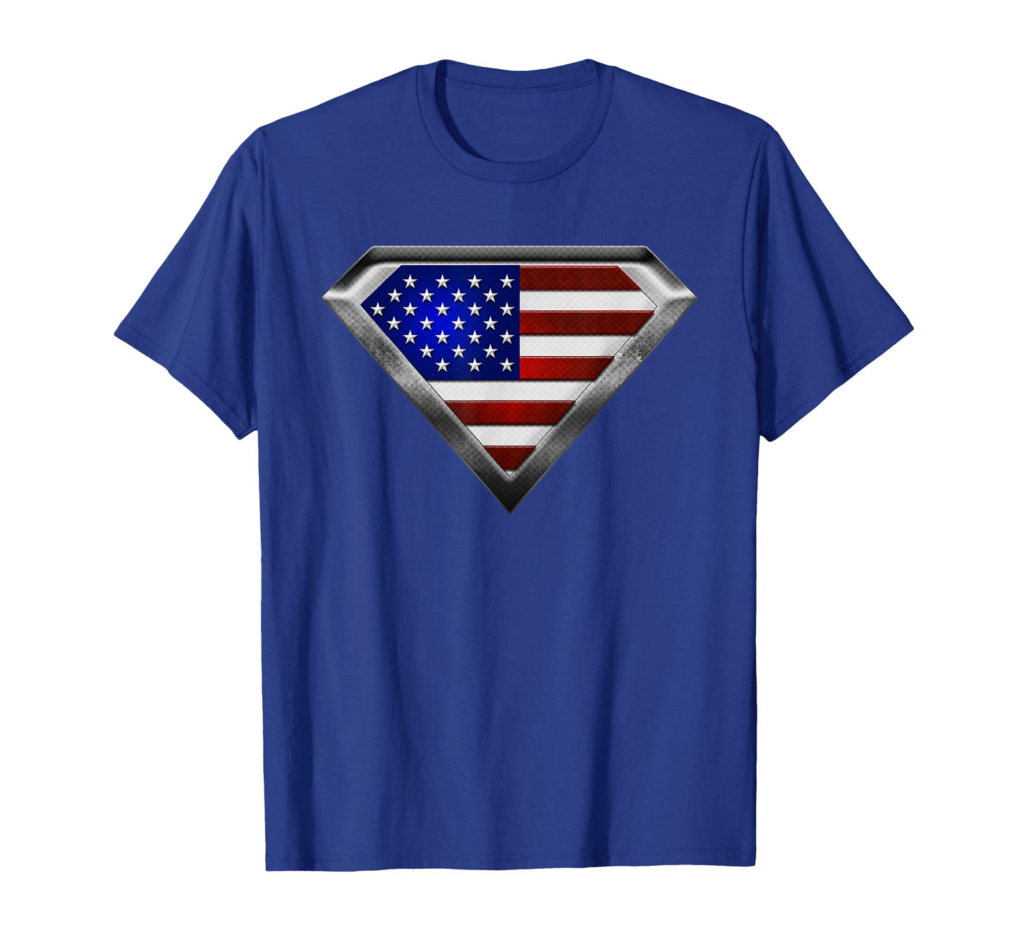 Super USA Flag Superhero Patriotic American Flag T-Shirt