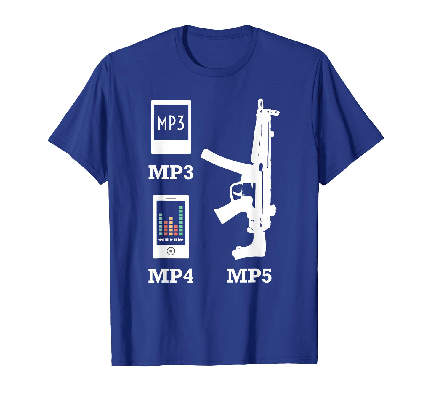 MP3 MP4 MP5 Vintage 2nd Amendment American Music T Shirt T-Shirt
