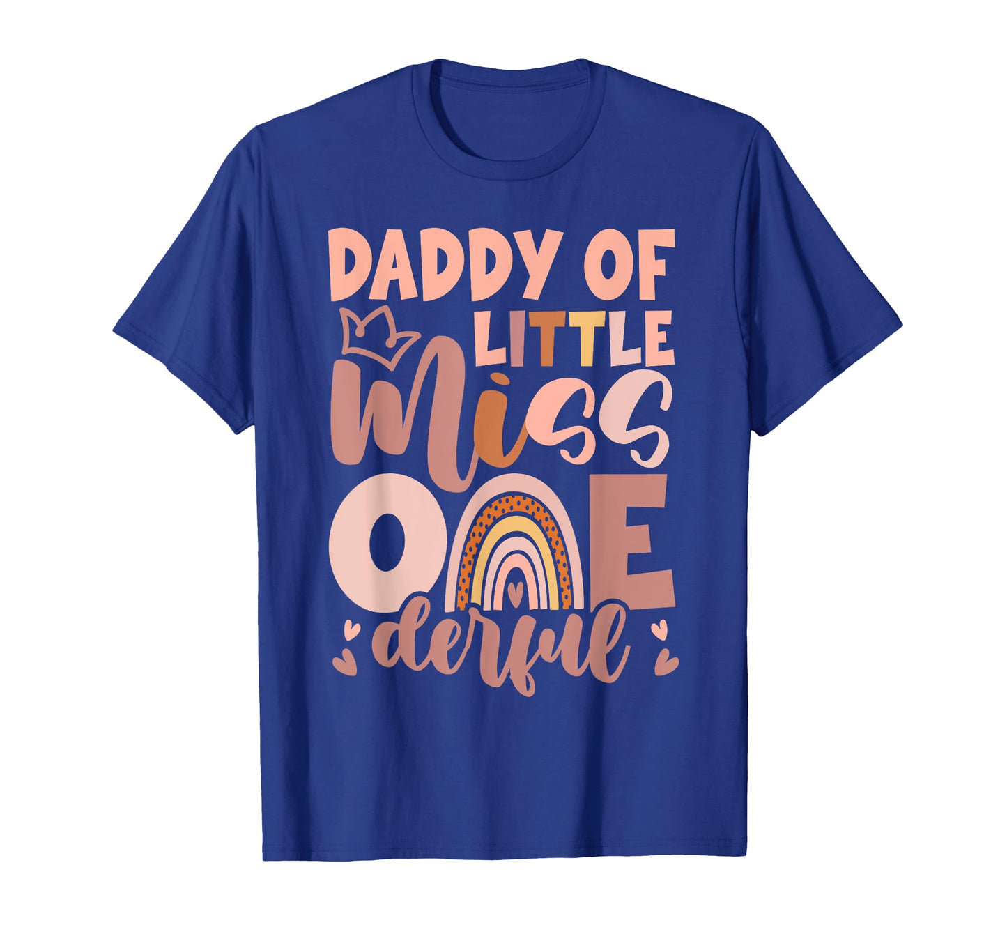 Boho Daddy of Miss Onederful 1st Birthday Girl Cute T-Shirt