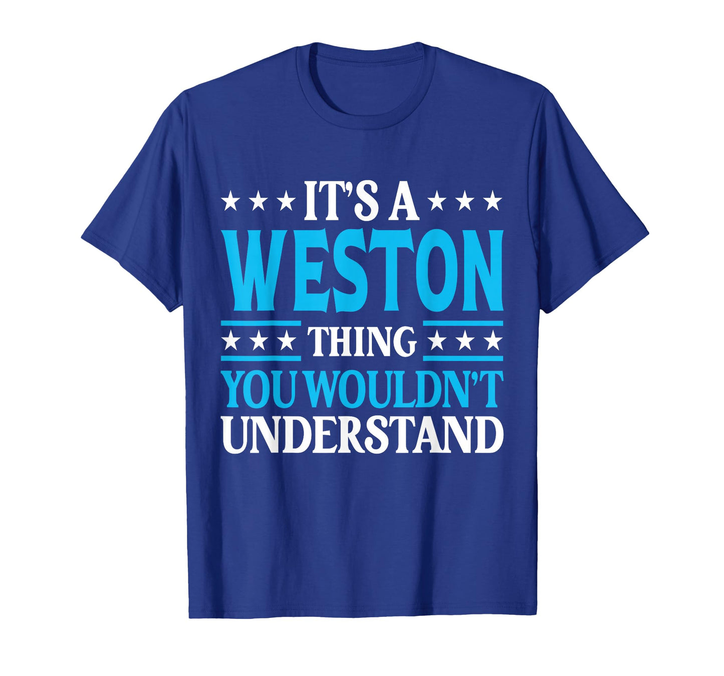 It's A Weston Thing Surname Funny Family Last Name Weston T-Shirt