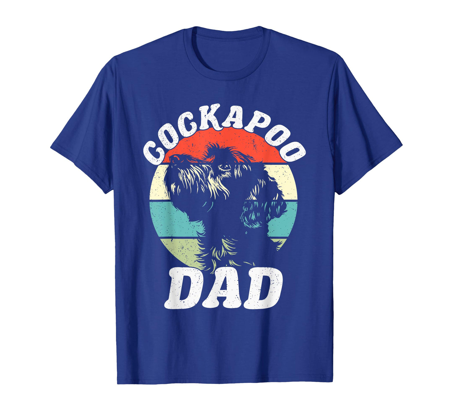 Cockapoo Dad Dog Funny Father's Day Vintage Pet Men Women Kids T-Shirt
