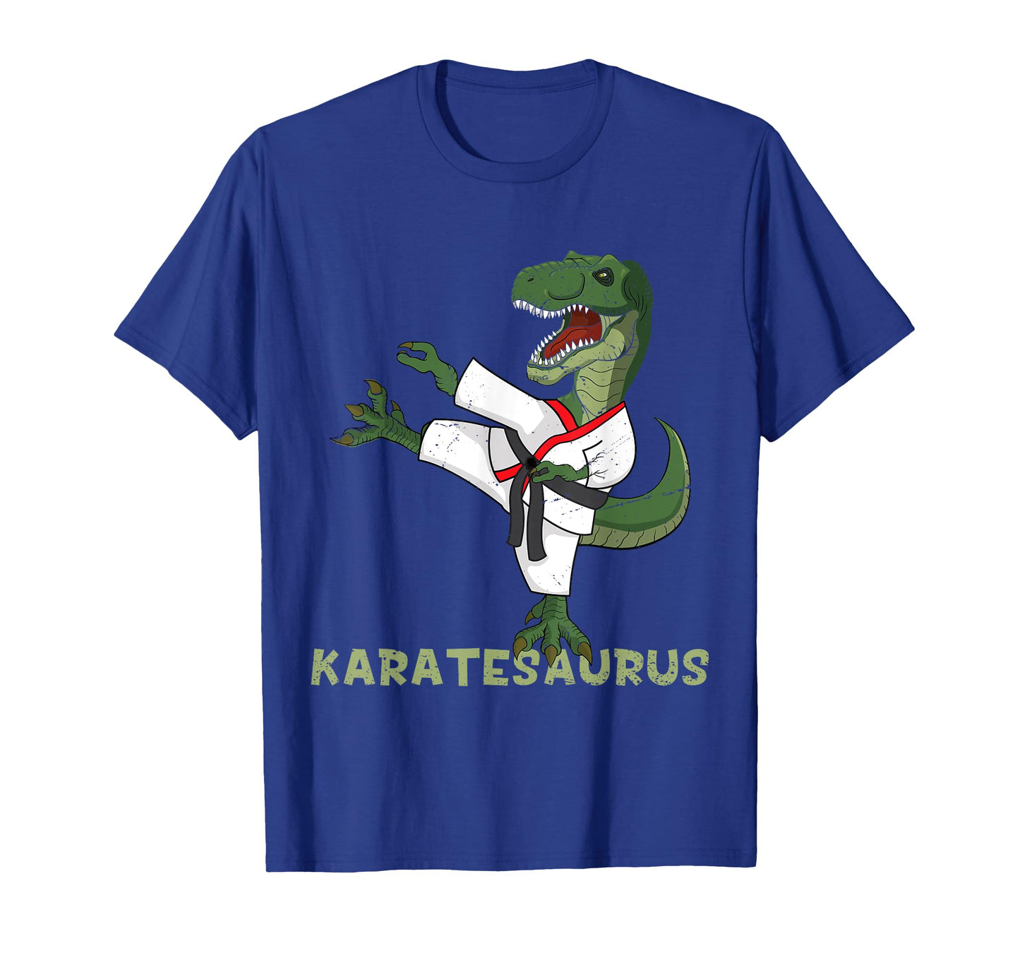 Funny Karate Dinosaur Karatesaurus T-Rex Graphic Karatist T-Shirt