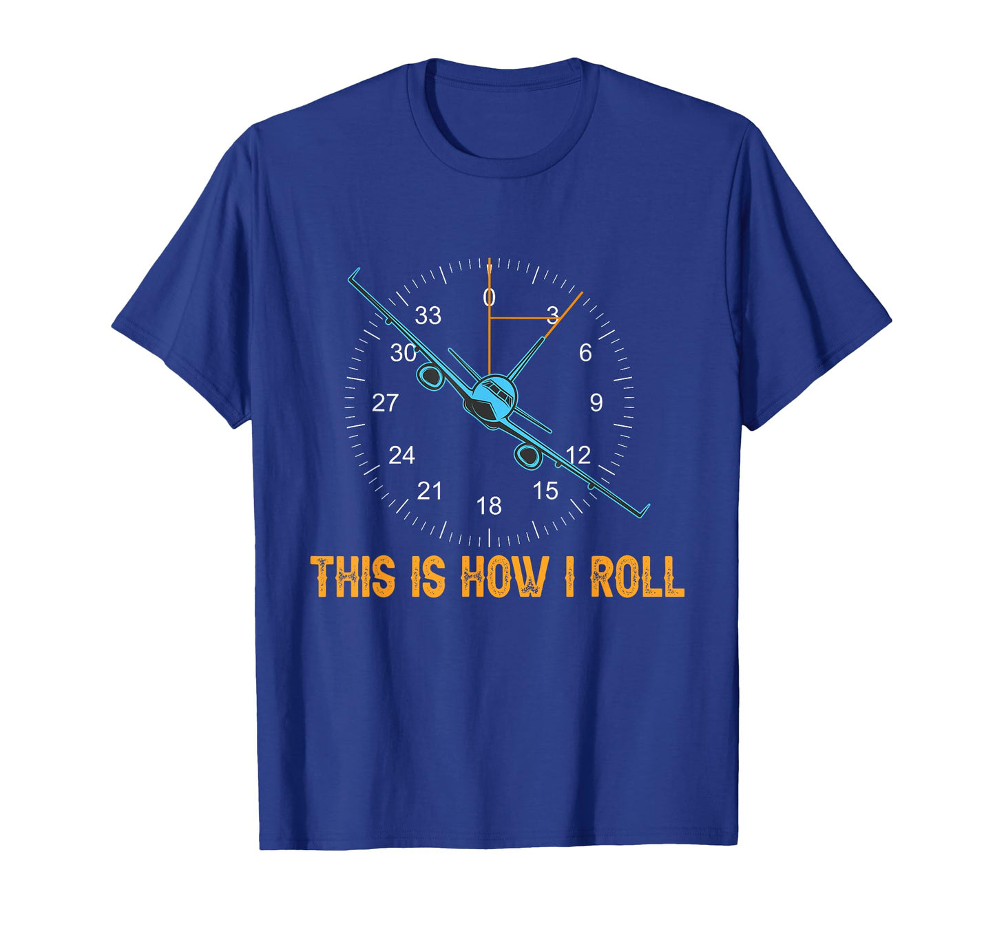 Funny Aviation shirt This is how I Roll Airplane Aviator Men T-Shirt