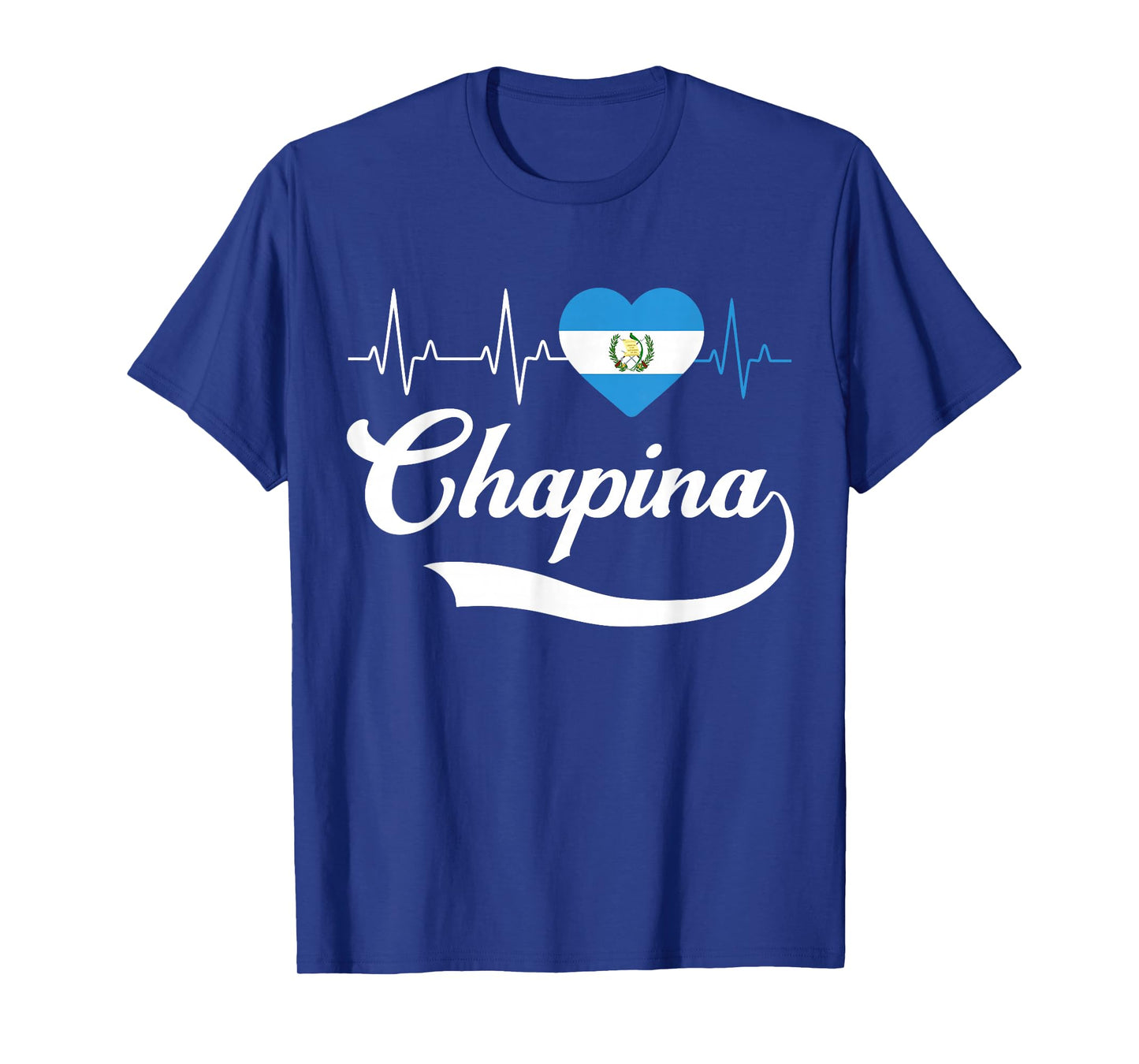 Guatemalan Flag Girl Women Guatemala Chapina Camiseta Slang T-Shirt
