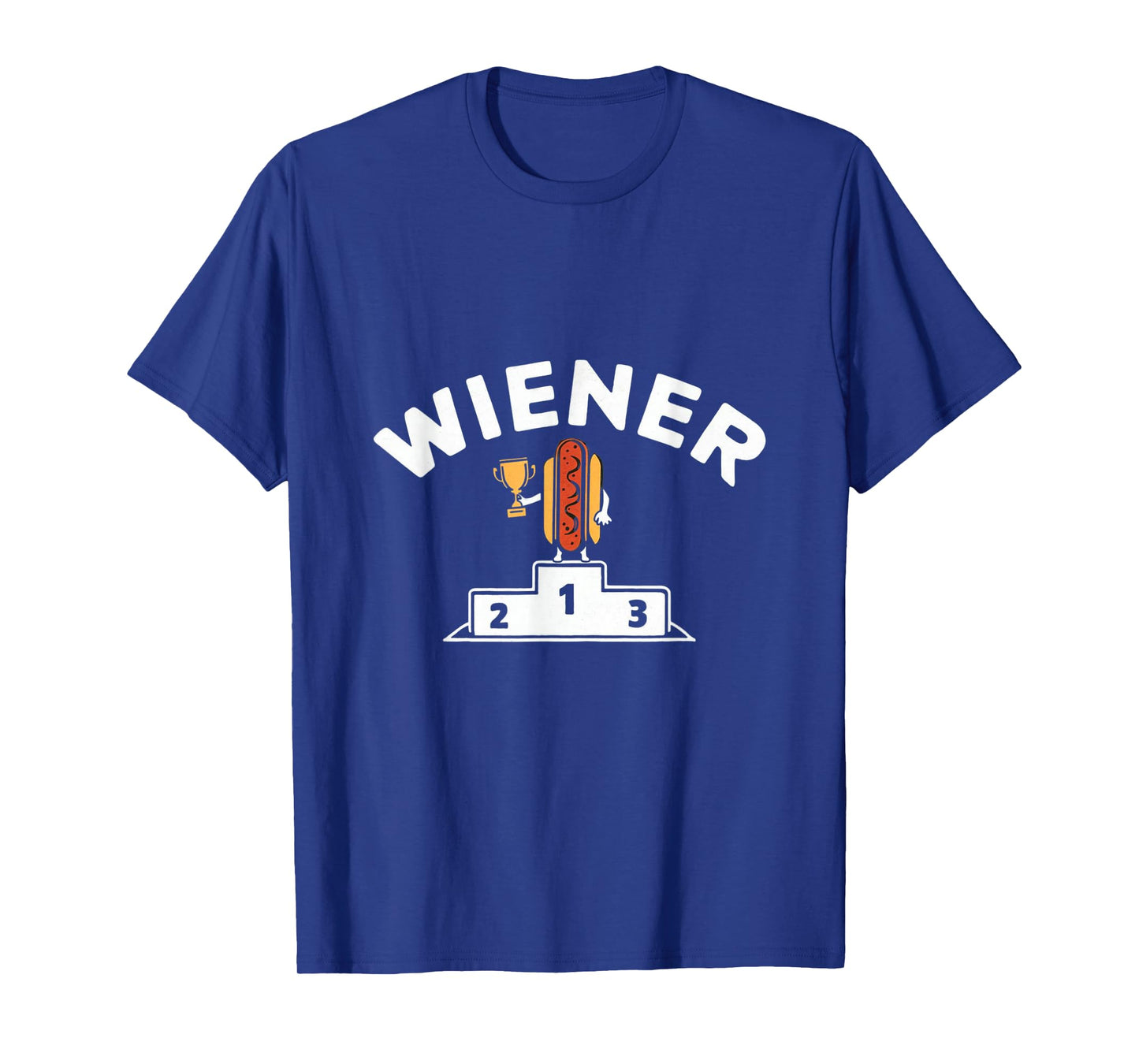 Wiener Winner Hot Dog Trophy T-Shirt