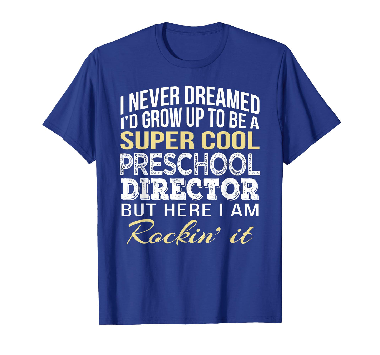 Preschool Director T Shirt Funny Gift Tee