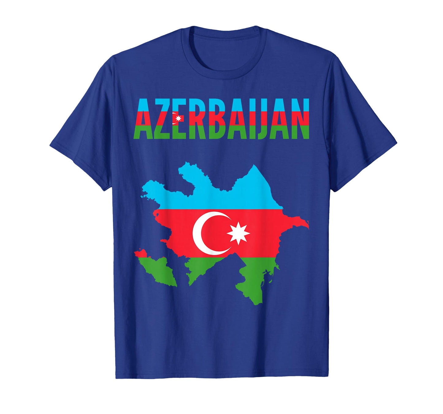 Azerbaijani - Azerbaijan Country Map Flag T-Shirt