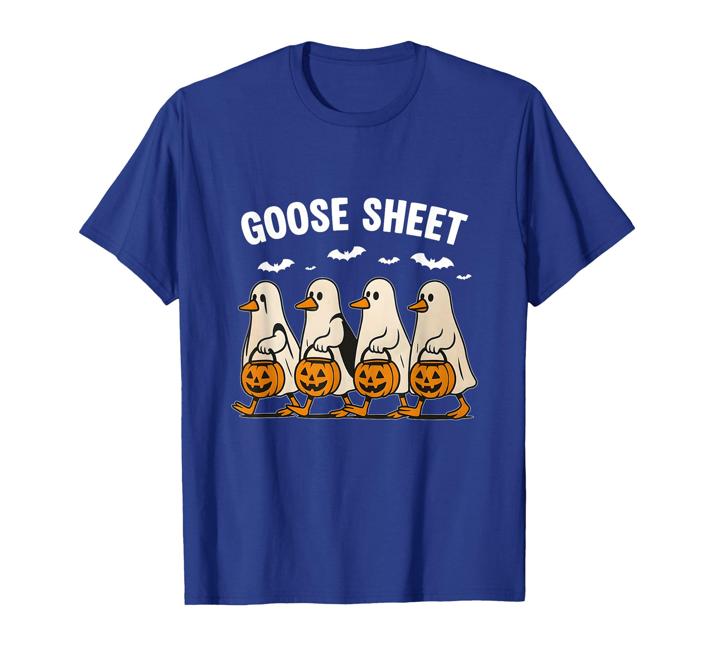 Boo Goose Sheet Goose Costume Spooky Goose Halloween Outfits T-Shirt