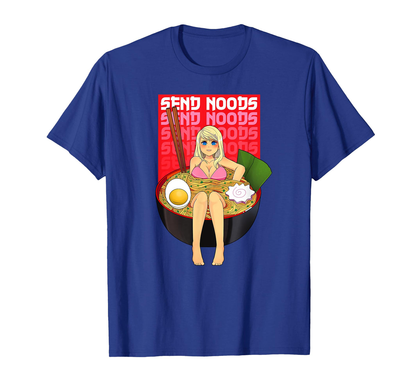 Spicy Ramen Bowl Lewd Noodle Send Noods Kawaii Ecchi Hentai T-Shirt